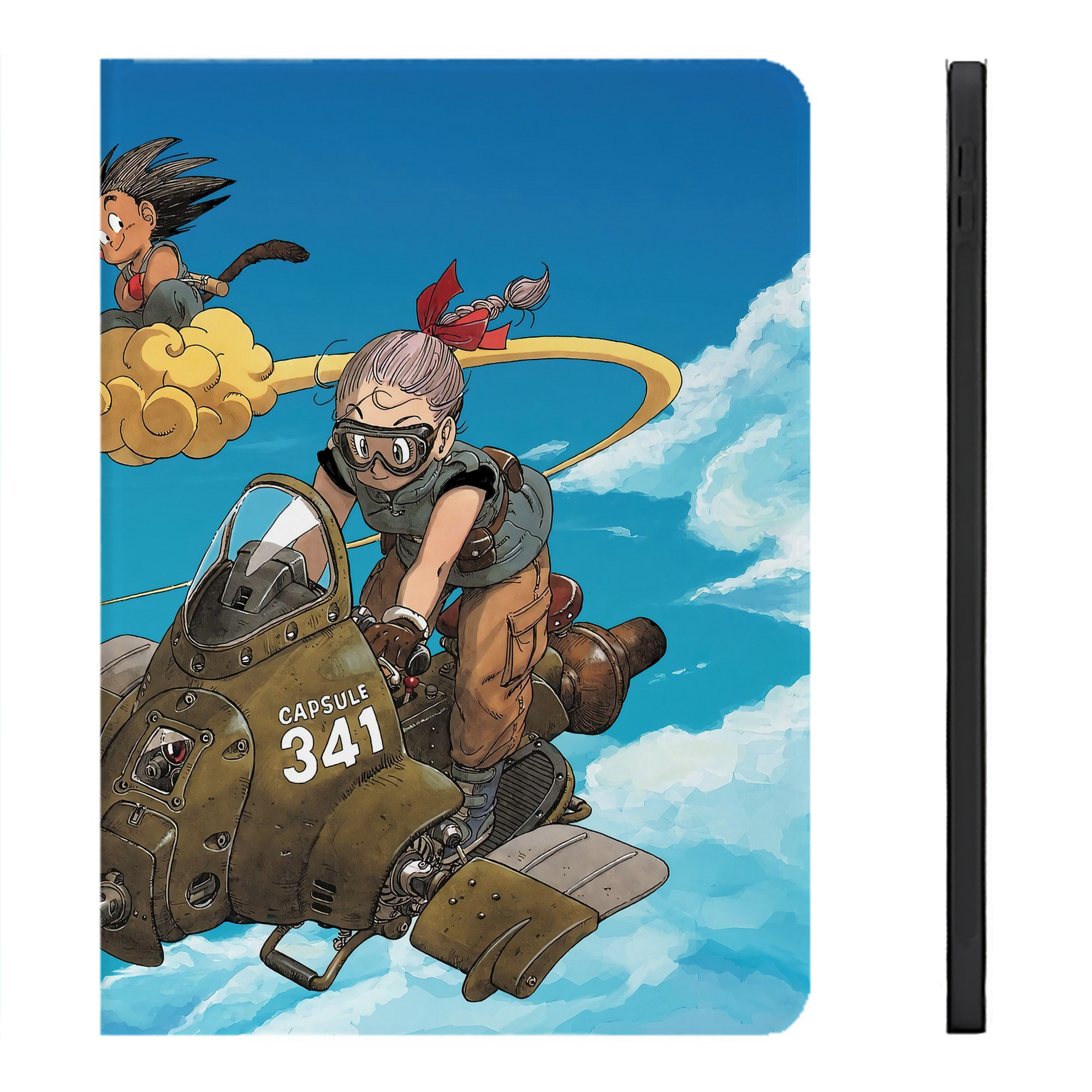 （画像用） ドラゴンボール DRAGON BALL IPadケース ペンホルダー付き ブックスタイルデザイン